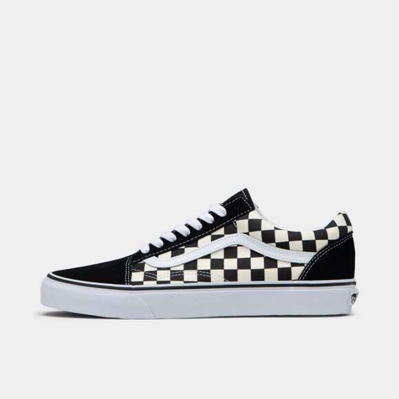 VANS Old Skool Primary Check Black White Checkerboard Men's Sz 12 VN0A38G1P0S - Picture 11 of 16